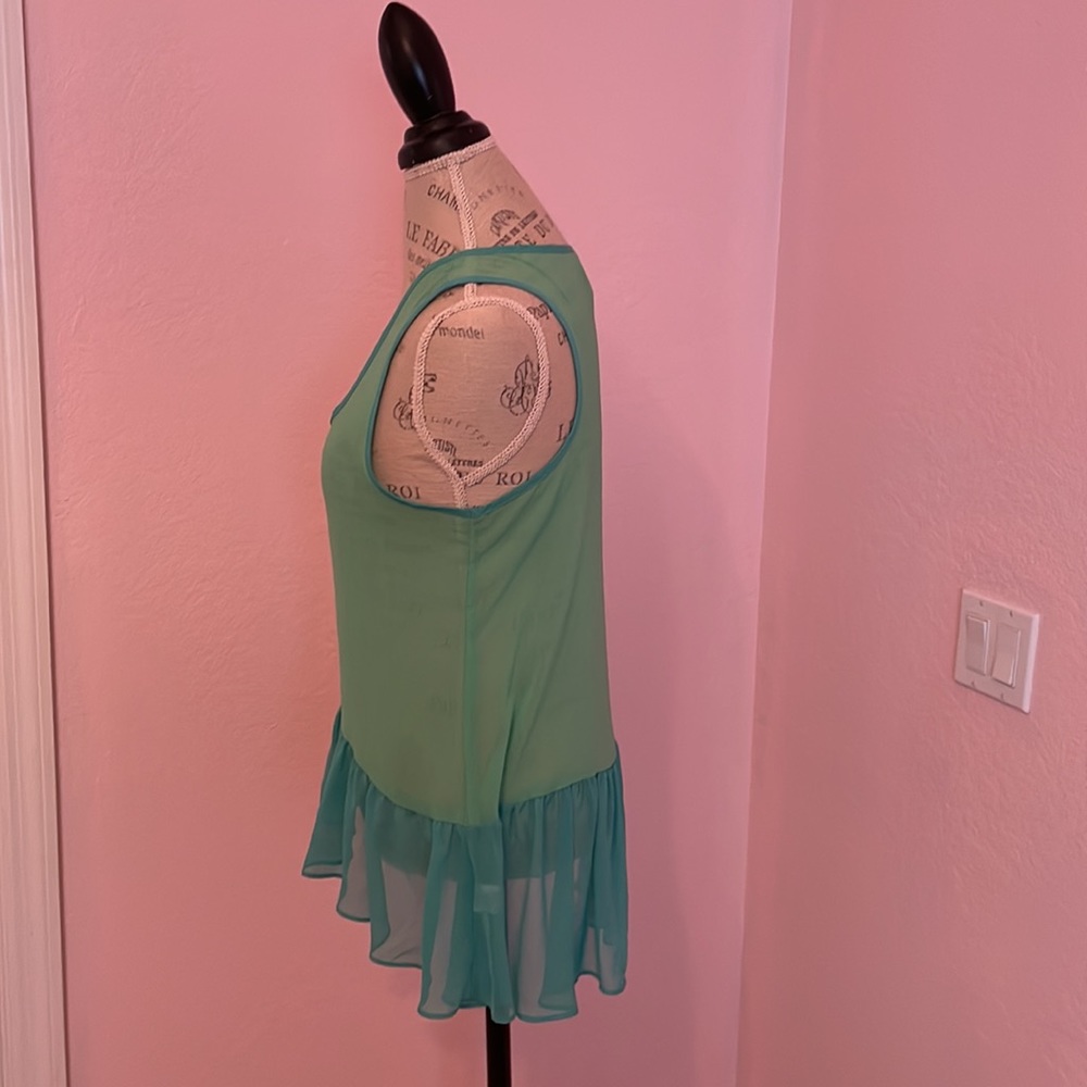 Sheer Ruffle Tank - Picture 4 of 5